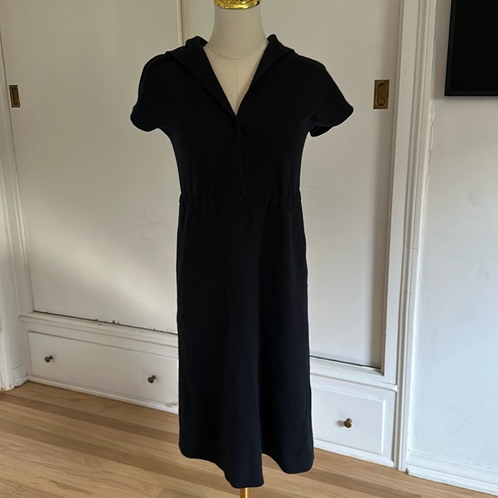 Barney’s New York wool hoodie dress
